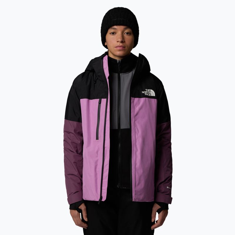 Дамско ски яке The North Face Dawnstrike GTX Insulated black/dragonfruit/midnight mauve 4