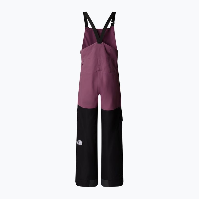 Дамски скиорски панталони The North Face Dragline Bib midnight mauve/black 5