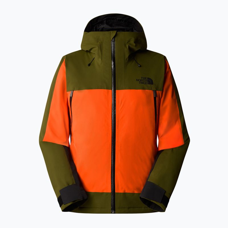 Мъжко ски яке The North Face Mount Bre orange/forest olive 5