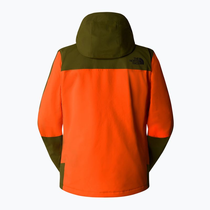 Мъжко ски яке The North Face Mount Bre orange/forest olive 6