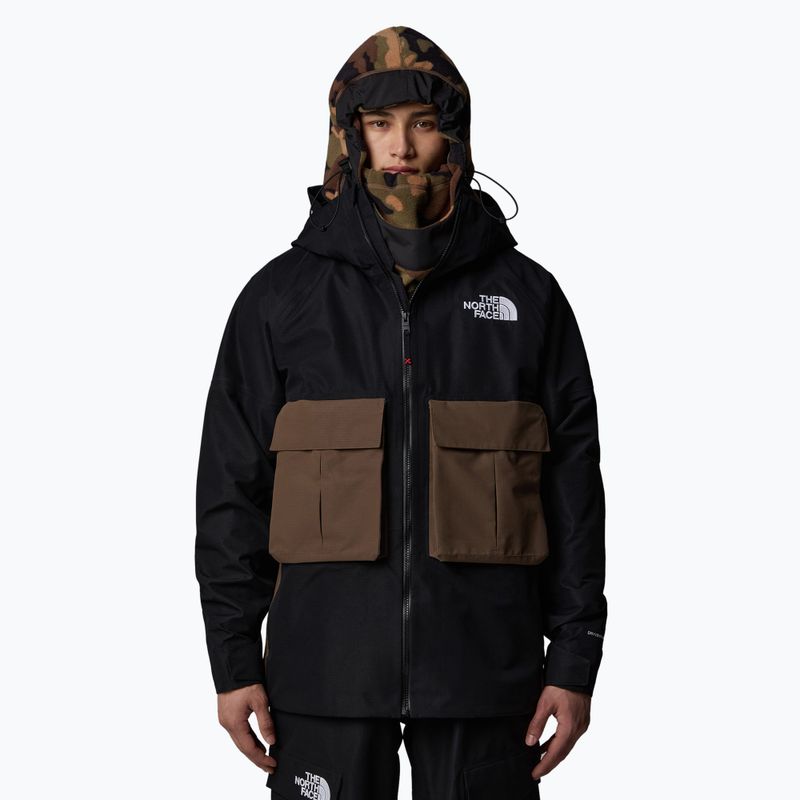 Мъжко ски яке The North Face Dragline black/smokey brown