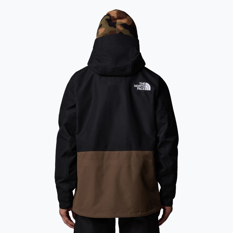 Мъжко ски яке The North Face Dragline black/smokey brown 3