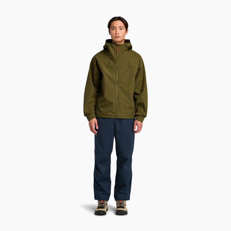 Мъжко яке Timberland Softshell Hooded dark olive 2