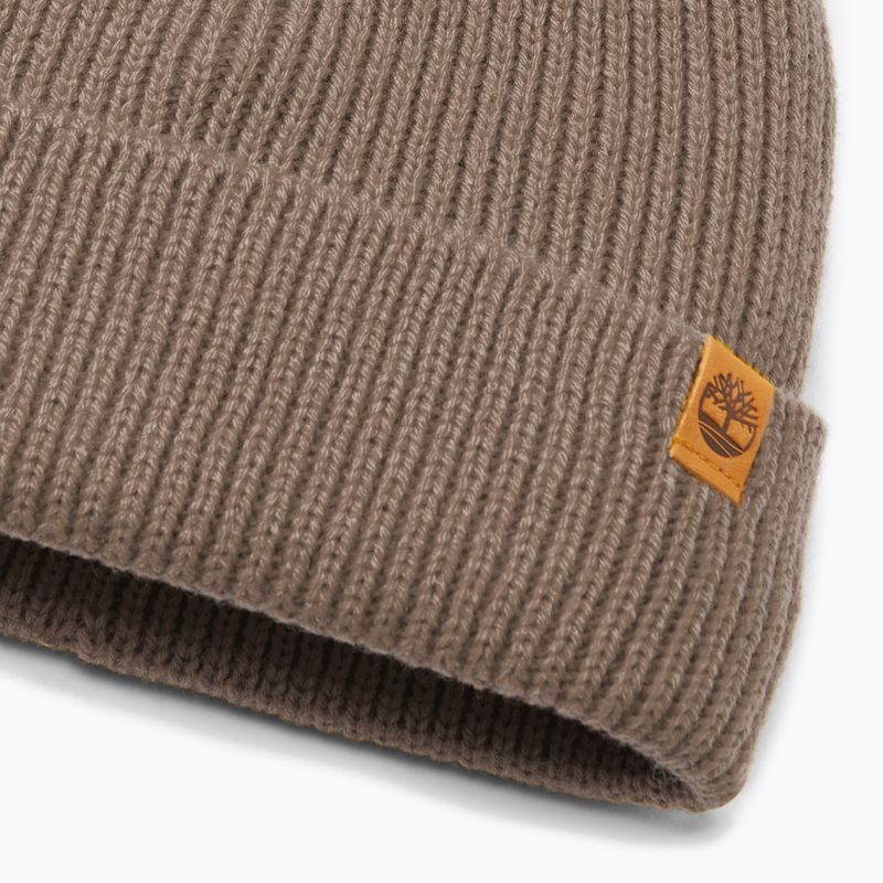 Зимна шапка Timberland Fisherman Beanie chocolate chip 2