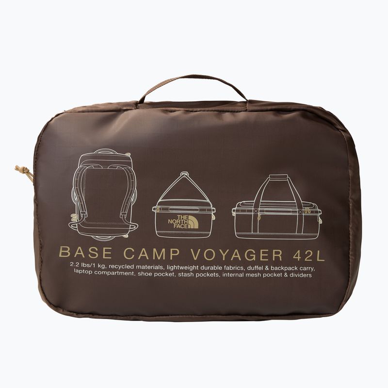 Пътна чанта The North Face Base Camp Voyager Duffel 42 l smokey brown/khaki stone 4