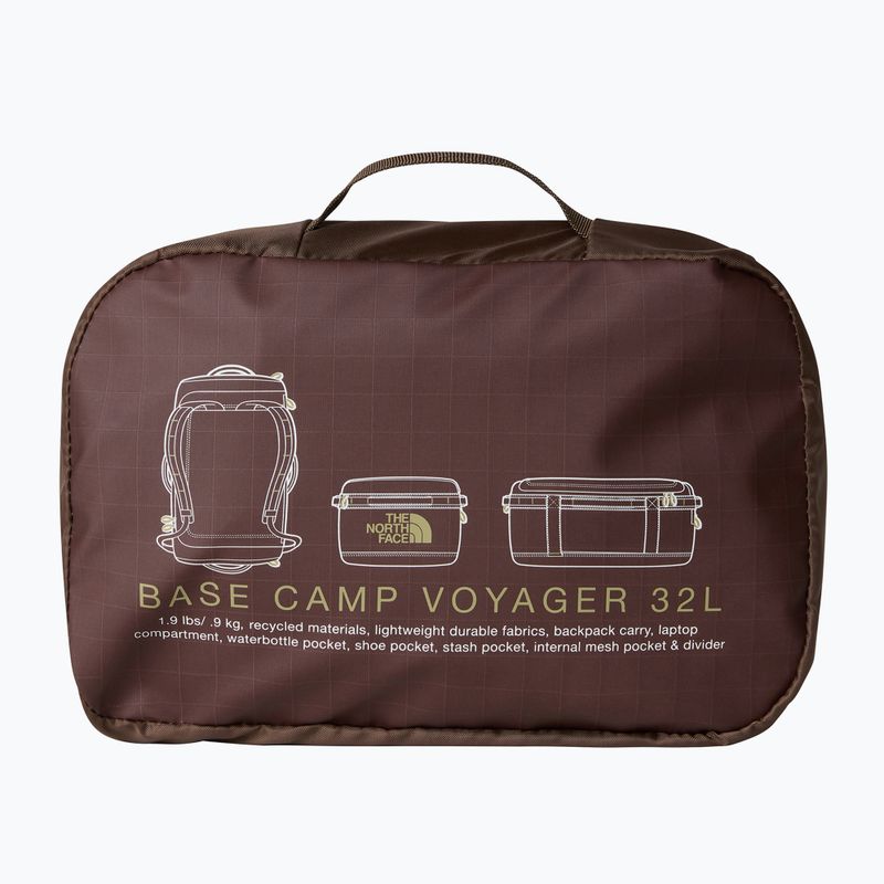 Пътна чанта The North Face Base Camp Voyager Duffel 32 l smokey brown/khaki stone 4