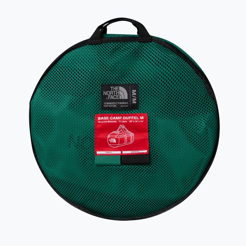 Пътна чанта The North Face Base Camp Duffel M 71 л вечнозелен/черен 2