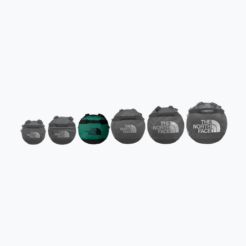 Пътна чанта The North Face Base Camp Duffel M 71 л вечнозелен/черен 5