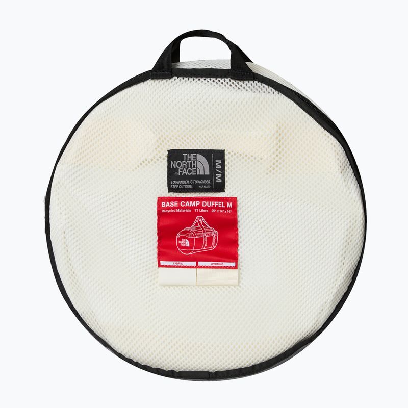 Пътна чанта The North Face Base Camp Duffel M 71 l white dune/white 3