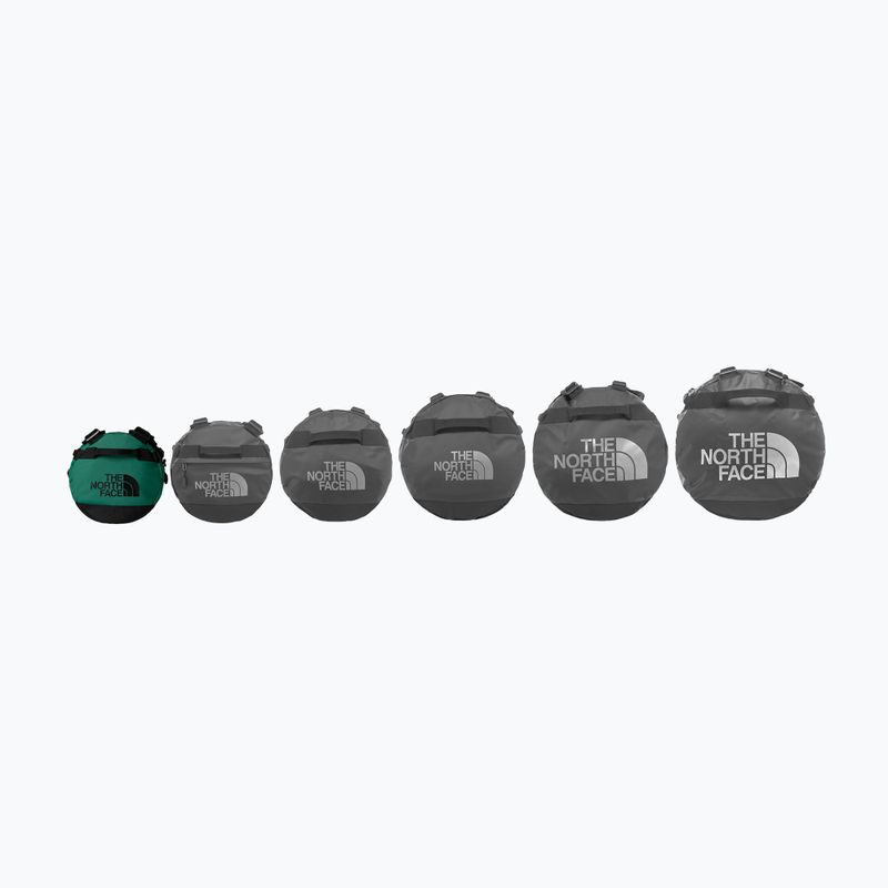 Пътна чанта The North Face Base Camp Duffel XS 31 л вечнозелен/черен 5