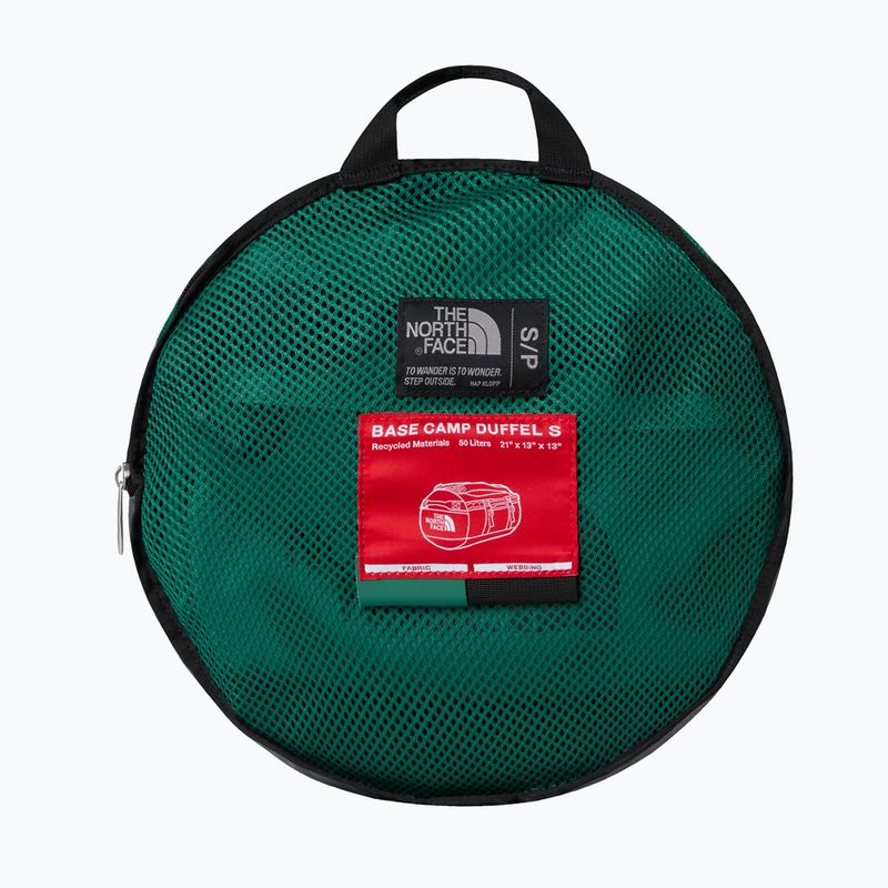 Пътна чанта The North Face Base Camp Duffel S 50 л вечнозелен/черен 2