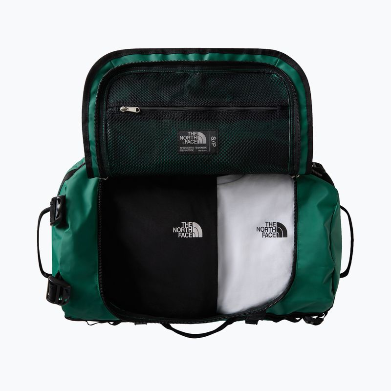 Пътна чанта The North Face Base Camp Duffel S 50 л вечнозелен/черен 4