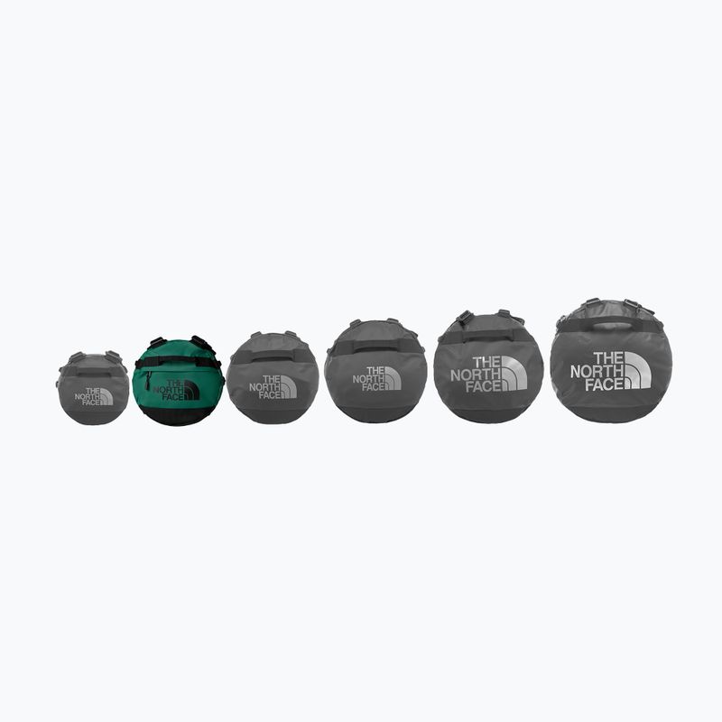 Пътна чанта The North Face Base Camp Duffel S 50 л вечнозелен/черен 5