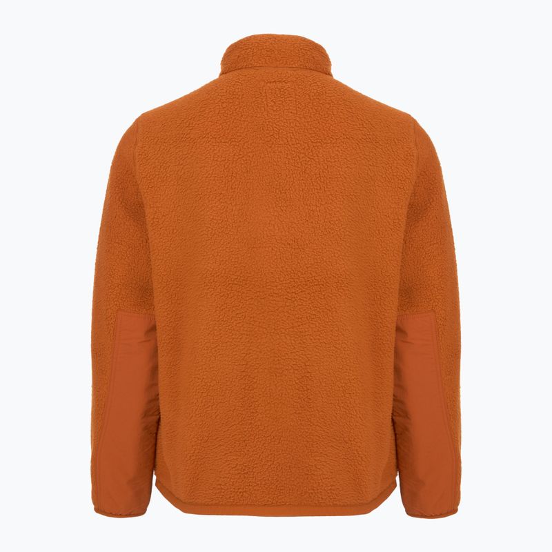 Мъжки суитшърт Timberland Sherpa Mix Media Fleece umber 2