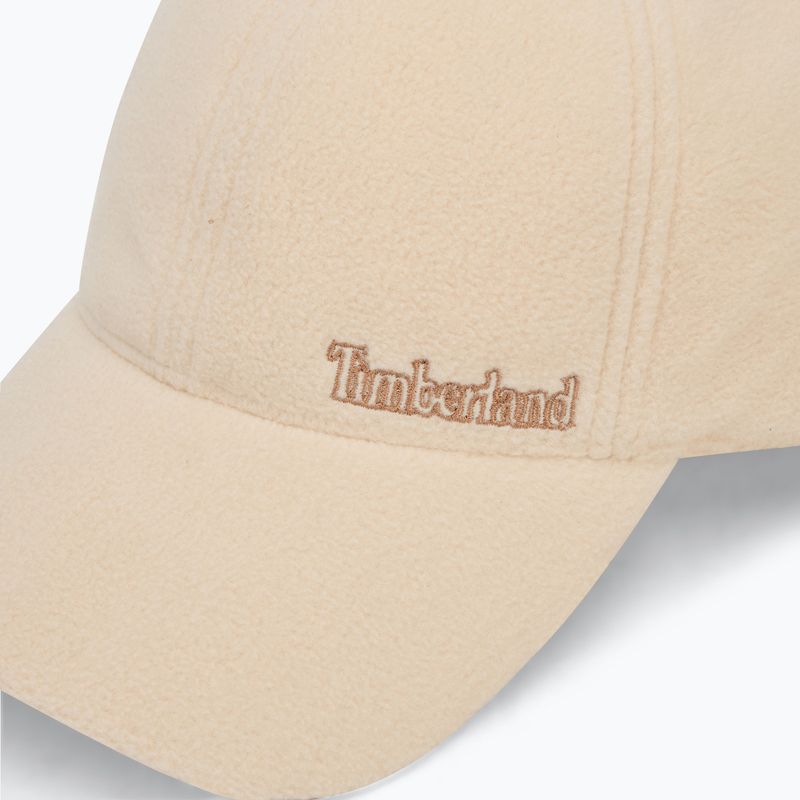 Дамска бейзболна шапка Timberland Fit Fleece Cap angora 3