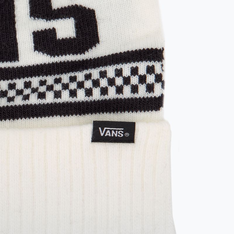 Зимна шапка Vans Vans Check Pom Beanie marshmallow 3