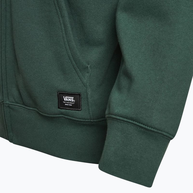 Мъжки суитшърт Vans Original Standards Loose Full Zip green gables 3