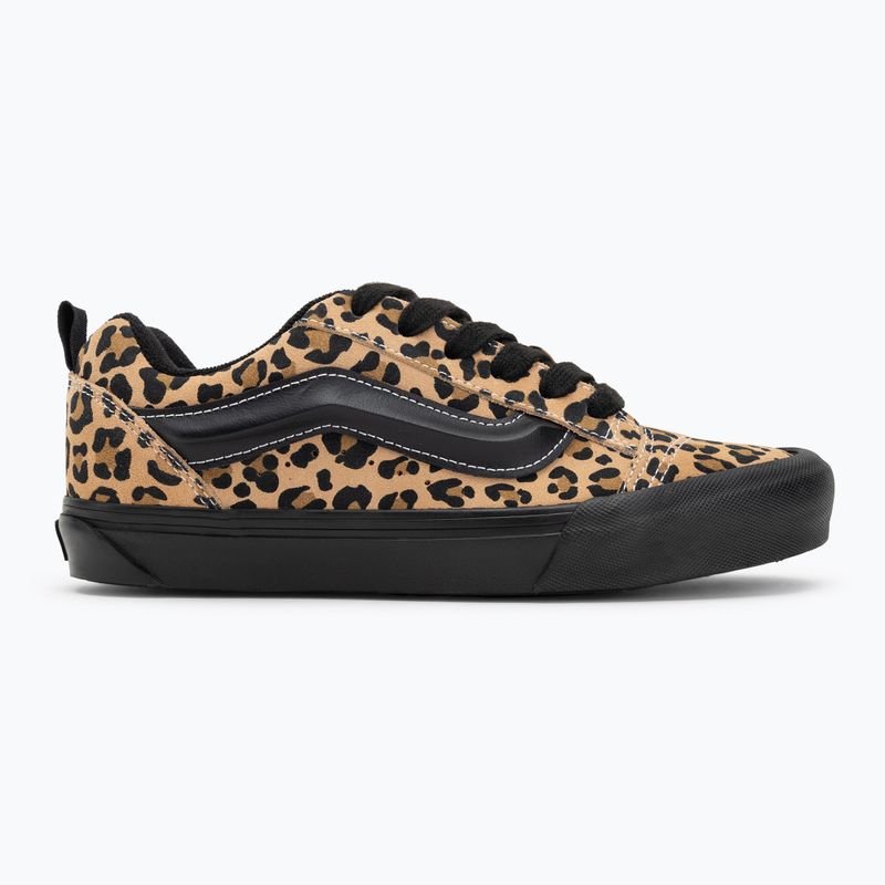 Vans Knu Skool леопардови черни обувки 2