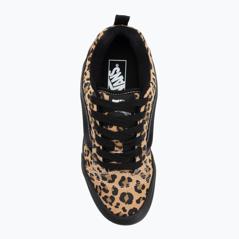 Vans Knu Skool леопардови черни обувки 5