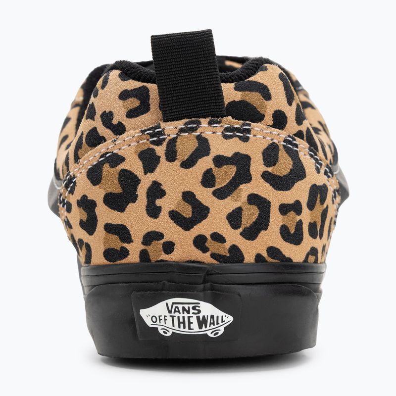 Vans Knu Skool леопардови черни обувки 6