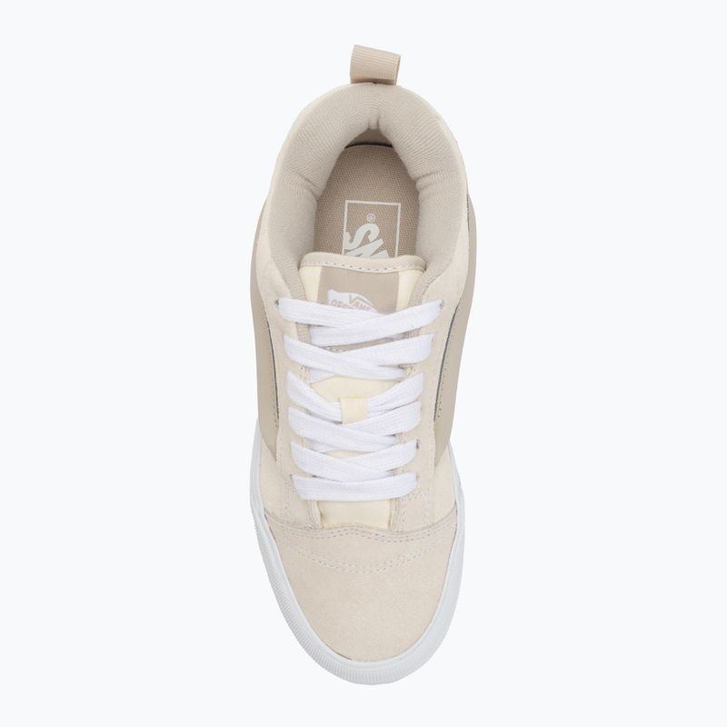 Vans Knu Skool Tri-Tone Block винтидж бели обувки 5