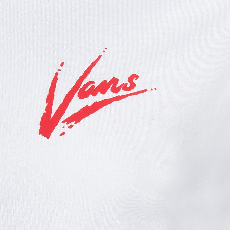 Мъжка тениска  Vans Dettori Loose Fit white/racing red 3