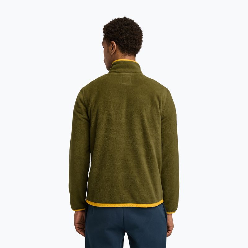 Мъжки суитшърт Timberland Polar 1/4 Zip Fleece dark olive 2