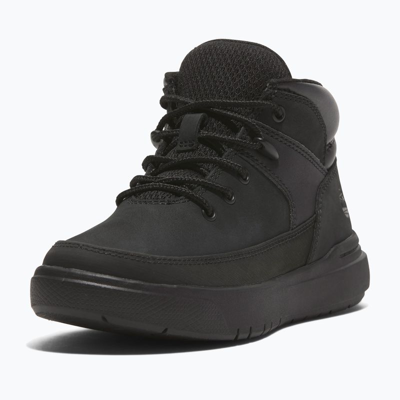 Детски обувки Timberland Seneca Bay Mid Lace blackout nubuck 9