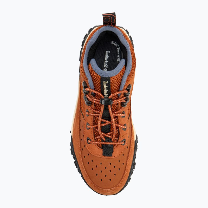 Детски обувки Timberland Greenstride Motion 6 Low Lace dark orange nubuck 5