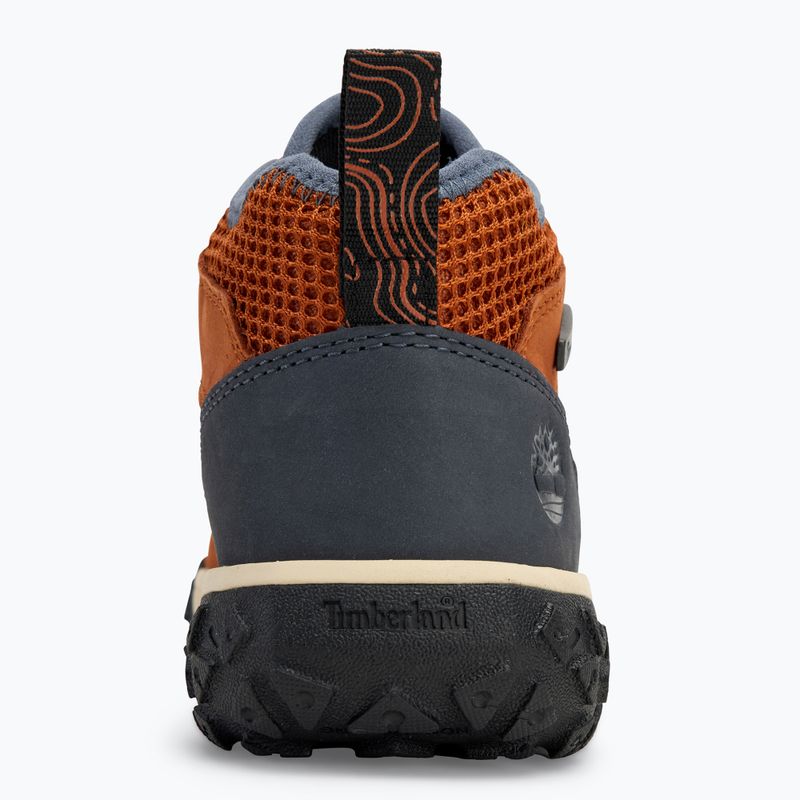 Детски обувки Timberland Greenstride Motion 6 Low Lace dark orange nubuck 6