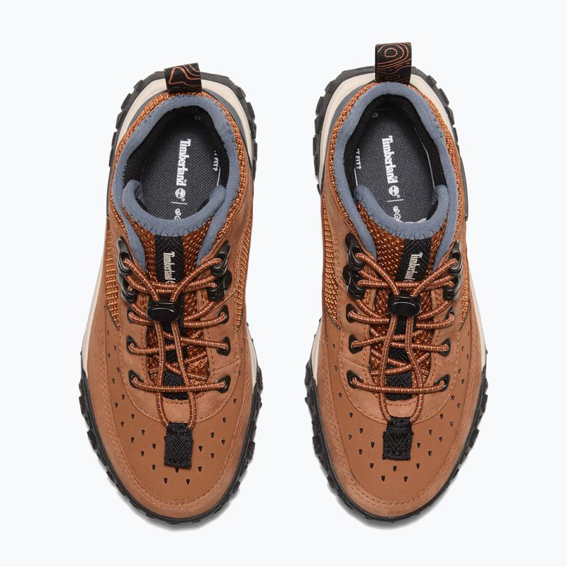 Детски обувки Timberland Greenstride Motion 6 Low Lace dark orange nubuck 14