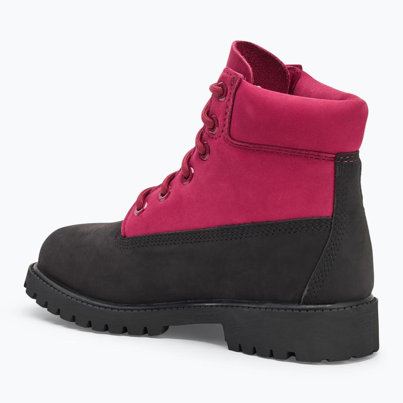 Детски обувки Timberland Premium 6 In Lace black nubuck/dark pink 3