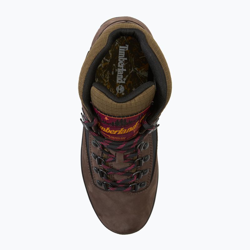 Мъжки обувки Timberland Euro Hiker Mid dark brown nubuck 5