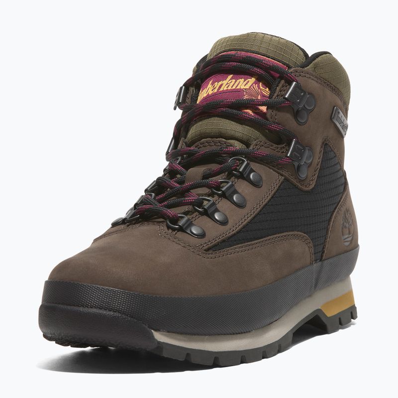 Мъжки обувки Timberland Euro Hiker Mid dark brown nubuck 9