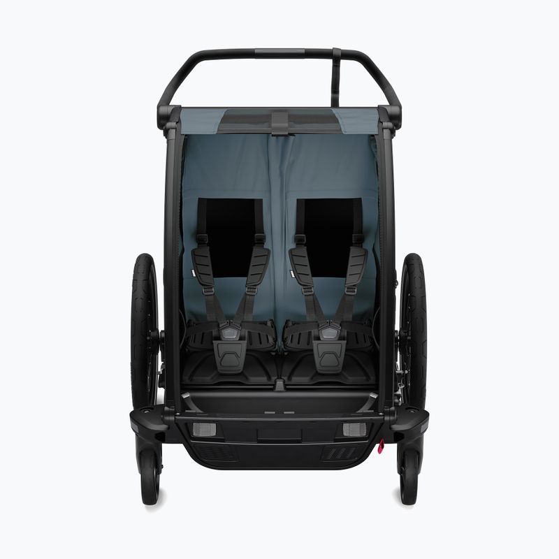 Thule Chariot Cab тъмно шистово ремарке за двоен велосипед 8