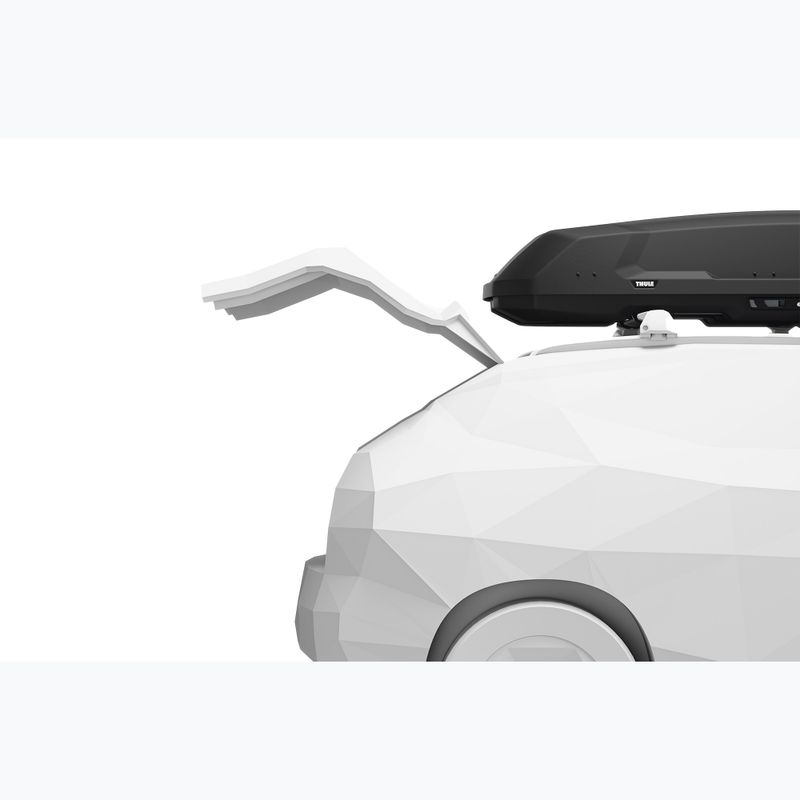 Черна матова покривна кутия Thule Force 3 XL 10