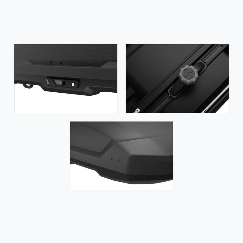 Черна матова покривна кутия Thule Force 3 XL 12