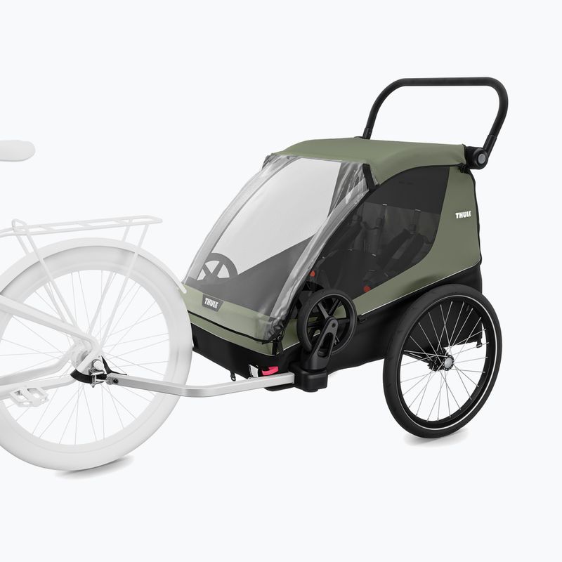 Велосипедно ремарке Thule Courier vintage green 4