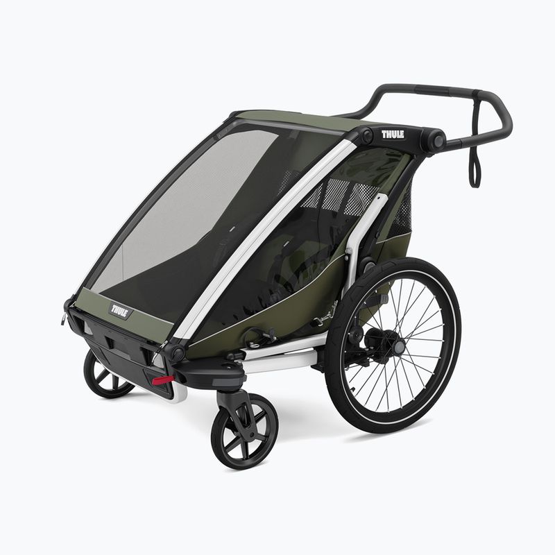Велосипедно ремарке Thule Chariot Lite Double vintage green