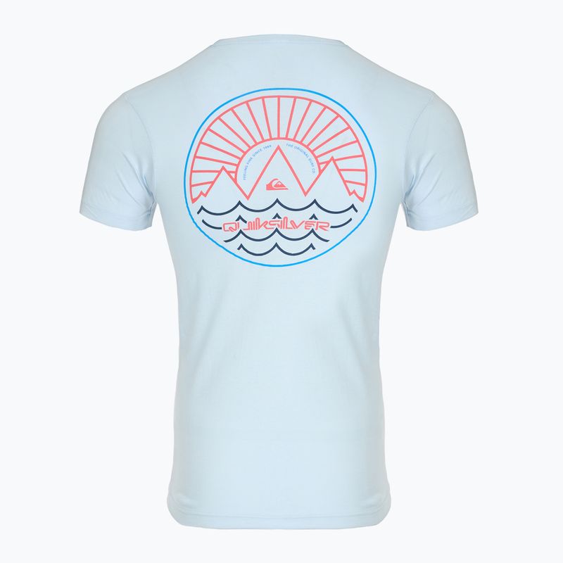 Мъжка комбинирана тениска Summit Sunset синьо/червено на Quiksilver 2