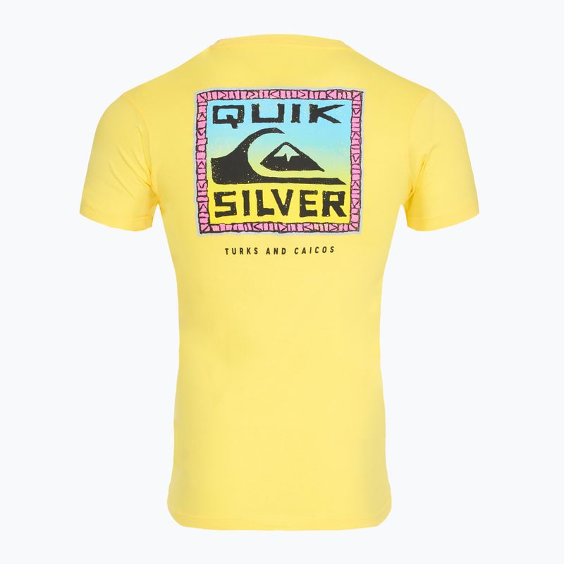 Мъжка тениска Quiksilver Ndthoughtturksc жълто/розово/синьо/черно/зелено/сиво 2