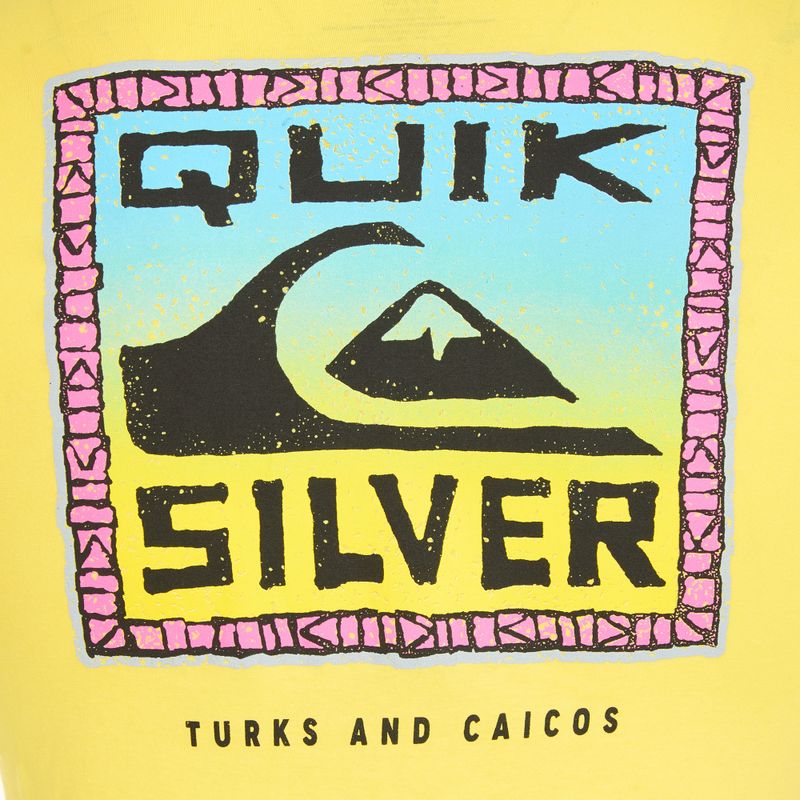 Мъжка тениска Quiksilver Ndthoughtturksc жълто/розово/синьо/черно/зелено/сиво 3