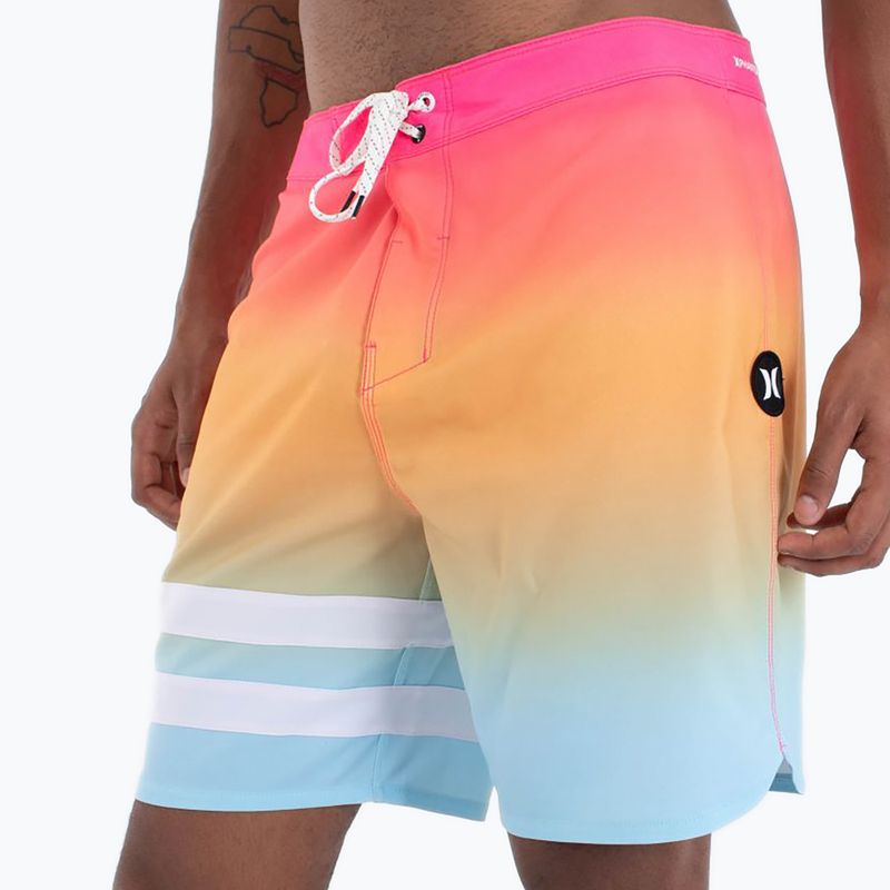 Hurley Phantom Block Party 18" мъжки къси панталони за плуване нектарина 2