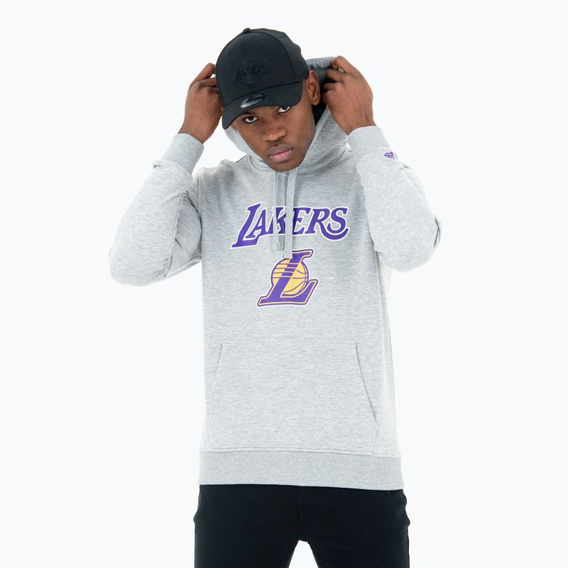 Мъжки суитшърт New Era NBA Regular Hoody Los Angeles Lakers grey med