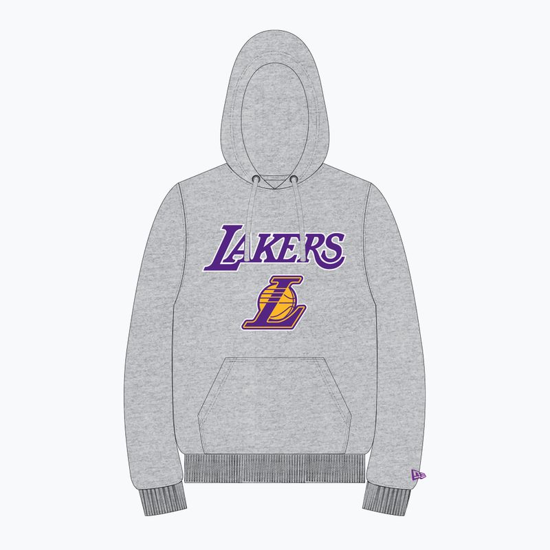 Мъжки суитшърт New Era NBA Regular Hoody Los Angeles Lakers grey med 6