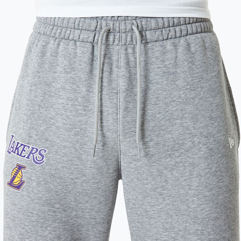 Мъжки панталон New Era NBA Essentials Jogger Los Angeles Lakers grey med 4