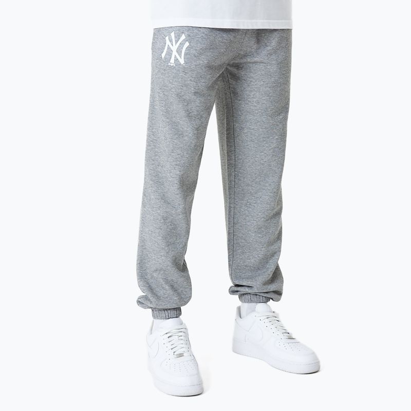 Мъжки панталони New Era MLB Essentls Jogger New York Yankees сив среден