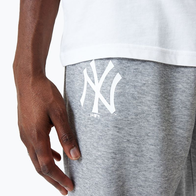 Мъжки панталони New Era MLB Essentls Jogger New York Yankees сив среден 5