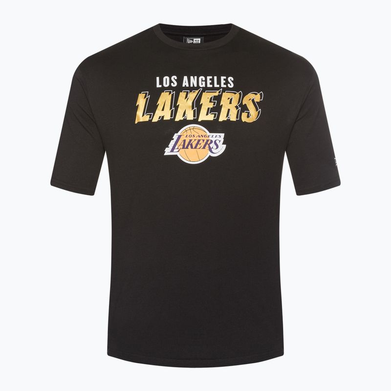 Мъжка тениска New Era Team Script OS Tee Los Angeles Lakers black 6