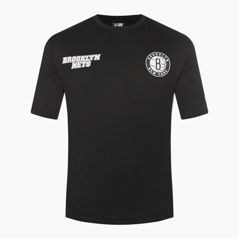 Мъжки New Era NBA Large Graphic BP OS Tee Brooklyn Nets black 7